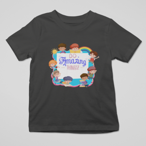 Kid's Amazing Things Unisex T-shirt Royal Blue by ZealforTee