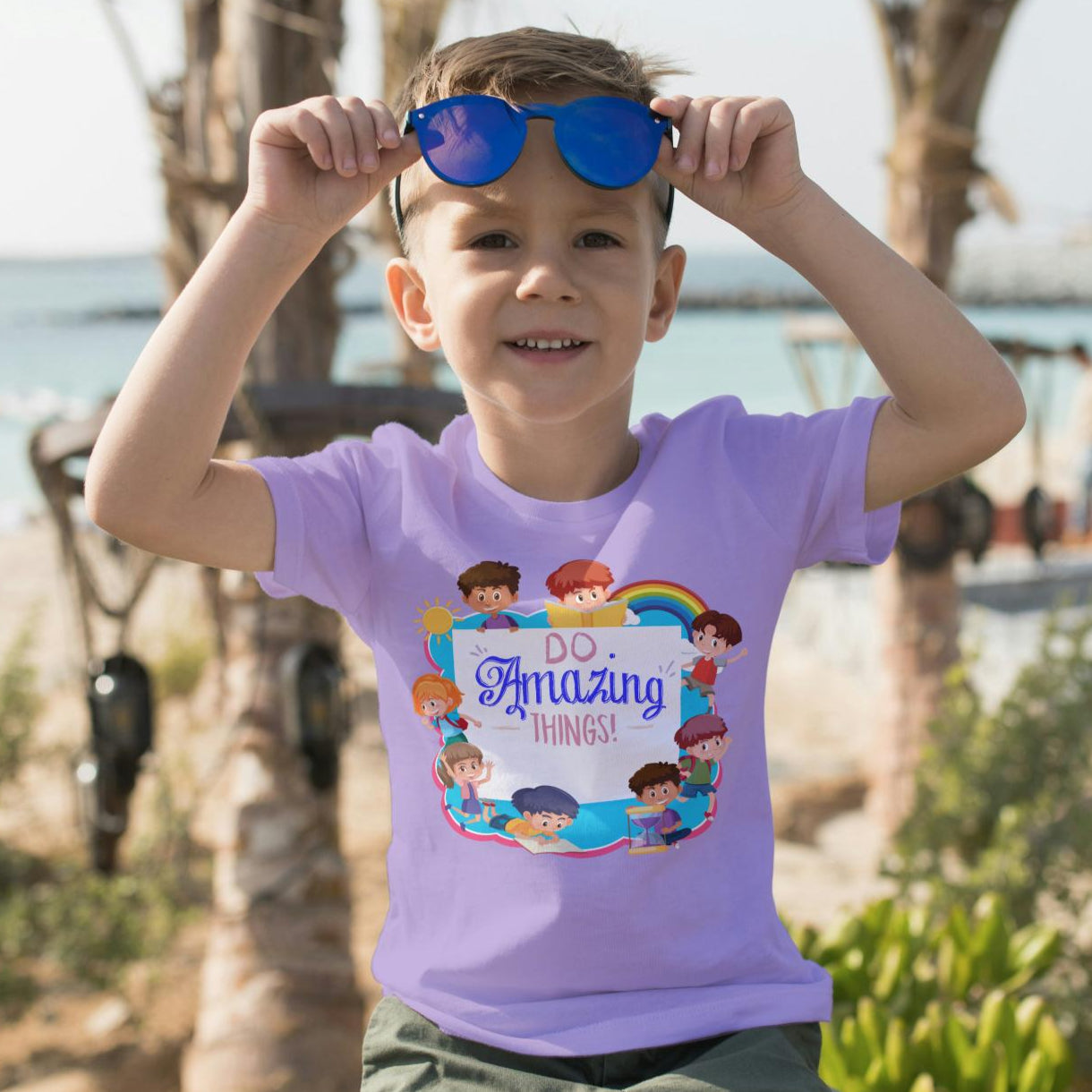 Kid's Amazing Things Unisex T-shirt Golden Yellow by ZealforTee