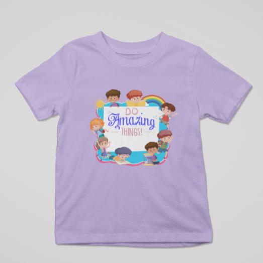 Kid's Amazing Things Unisex T-shirt Golden Yellow by ZealforTee