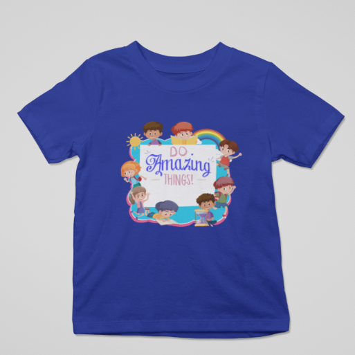 Kid's Amazing Things Unisex T-shirt Orange by ZealforTee