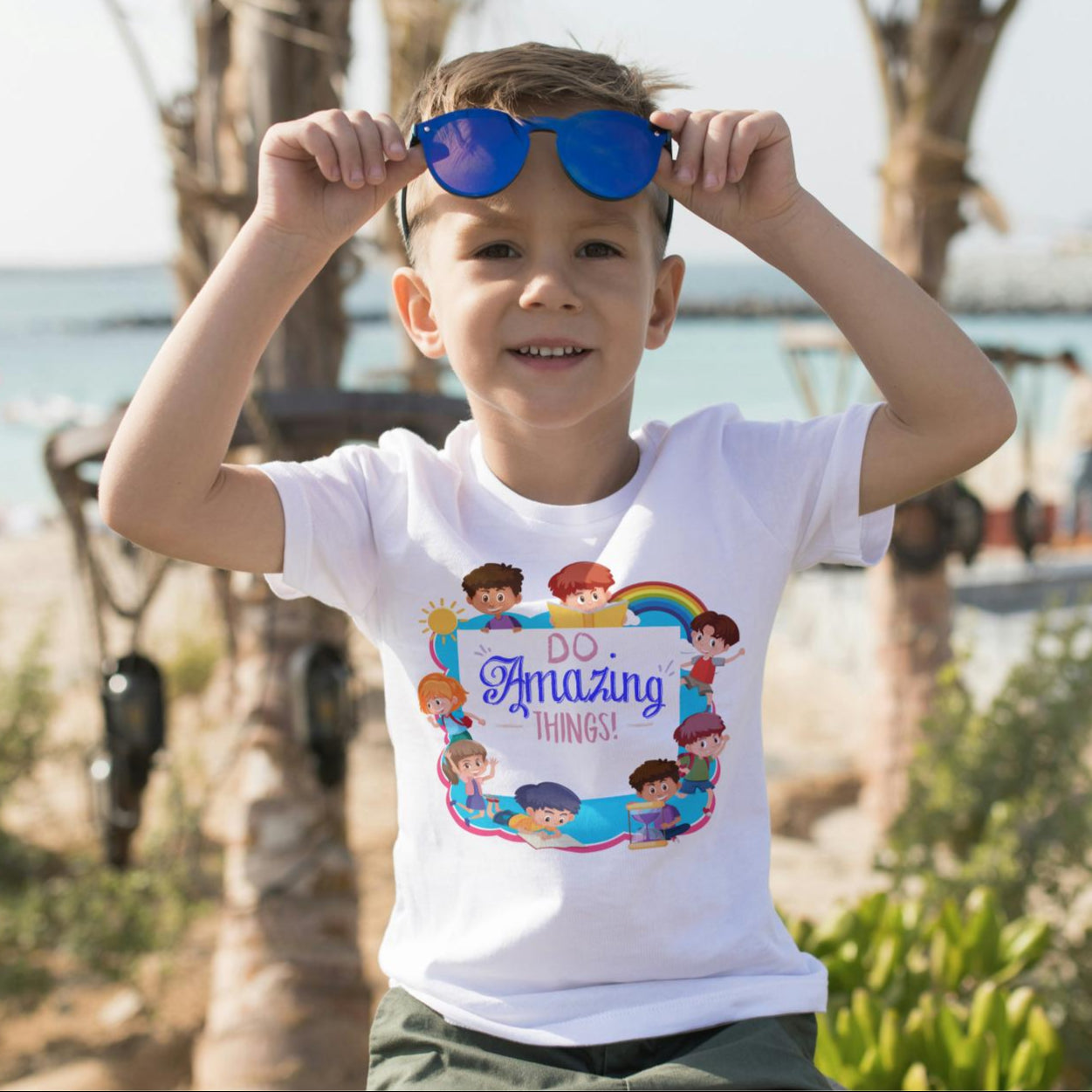 Kid's Amazing Things Unisex T-shirt Red by ZealforTee