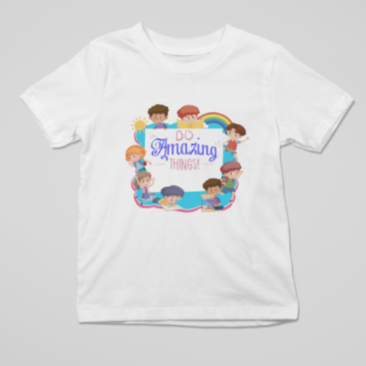 Kid's Amazing Things Unisex T-shirt Royal Blue by ZealforTee