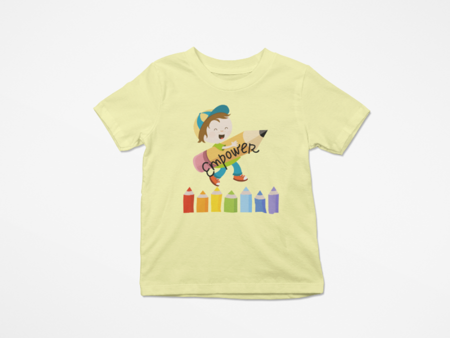Kid's Empowerment Unisex T-shirt Iris Lavender by ZealforTee
