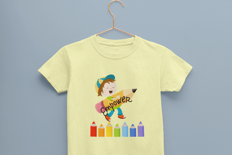 Kid's Empowerment Unisex T-shirt Iris Lavender by ZealforTee