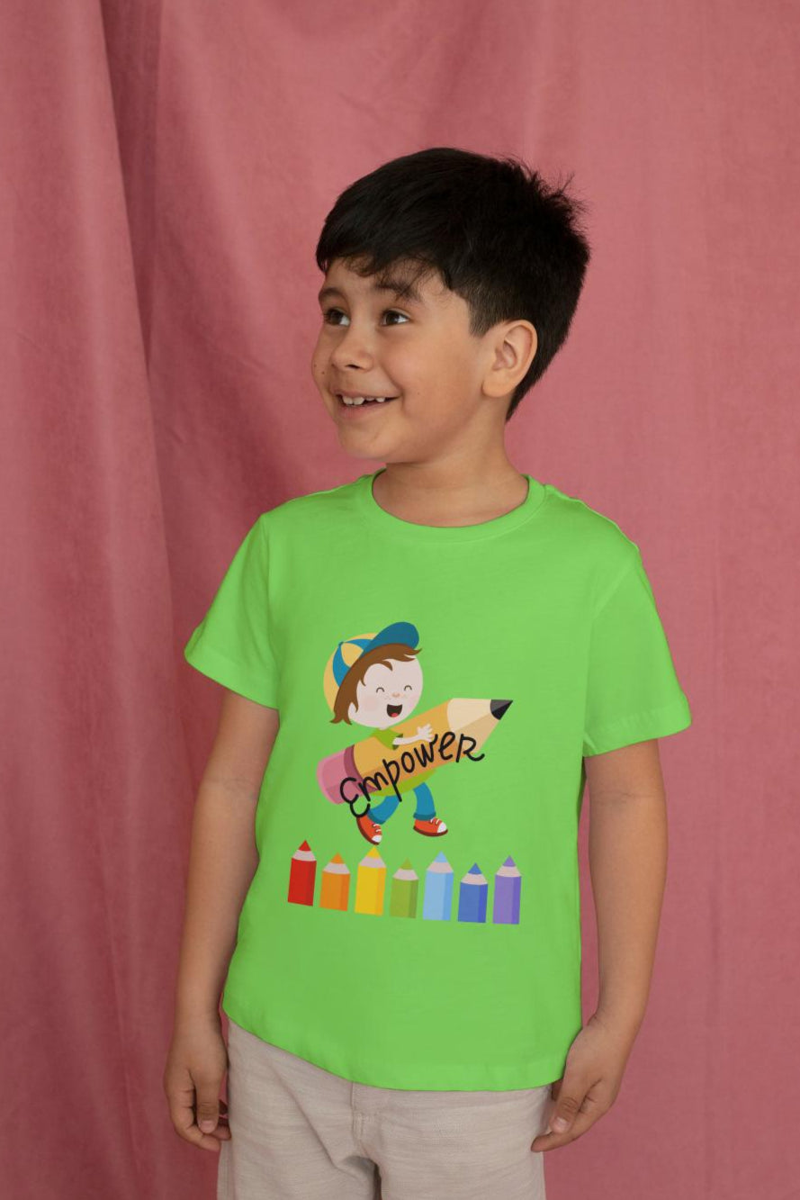Kid's Empowerment Unisex T-shirt Royal Blue by ZealforTee