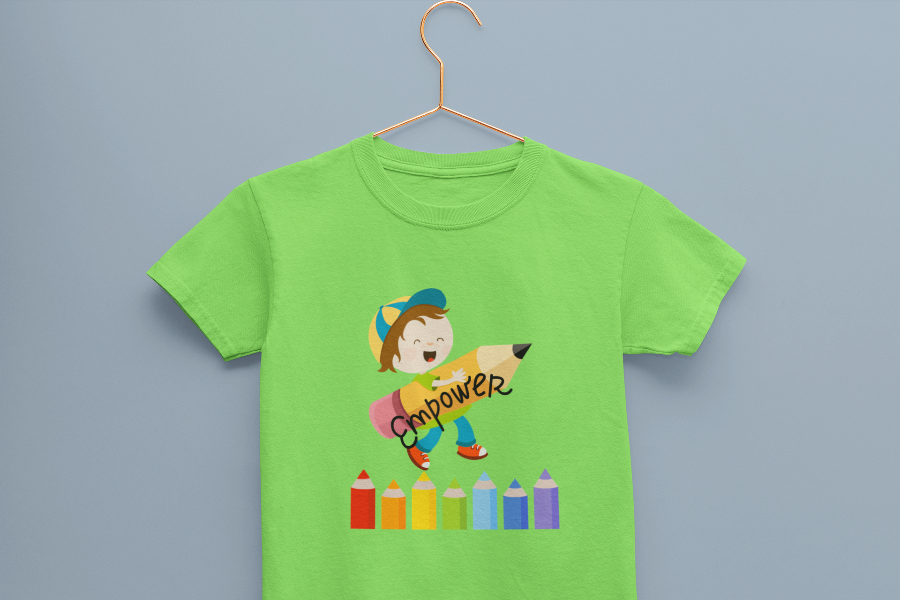 Kid's Empowerment Unisex T-shirt Orange by ZealforTee