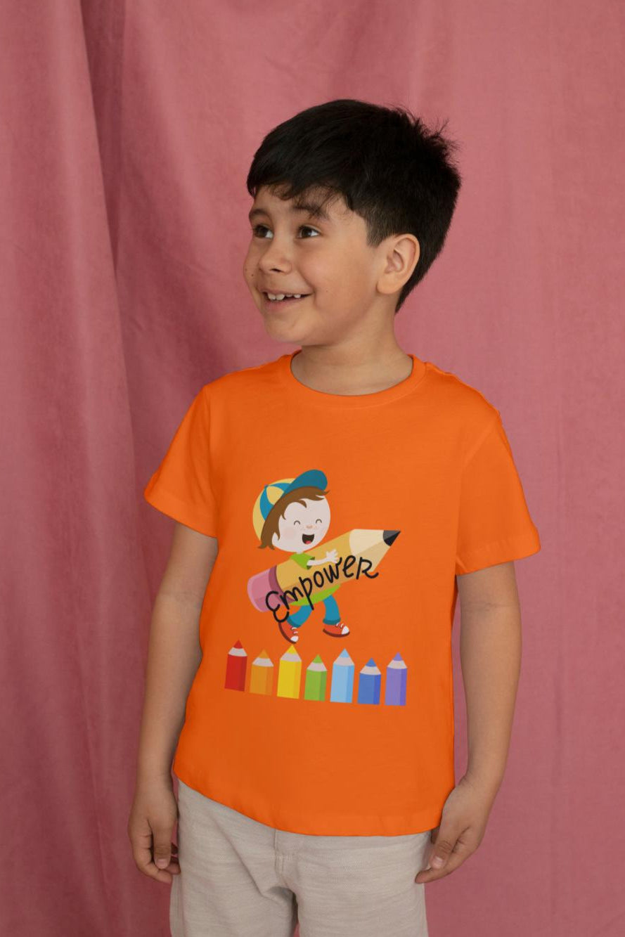 Kid's Empowerment Unisex T-shirt Black by ZealforTee