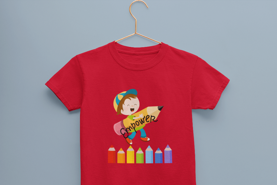 Kid's Empowerment Unisex T-shirt Orange by ZealforTee