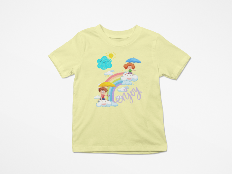 Kid's Enjoy Unisex T-shirt Black by ZealforTee