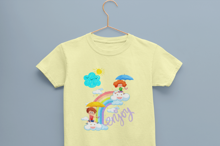 Kid's Enjoy Unisex T-shirt Black by ZealforTee