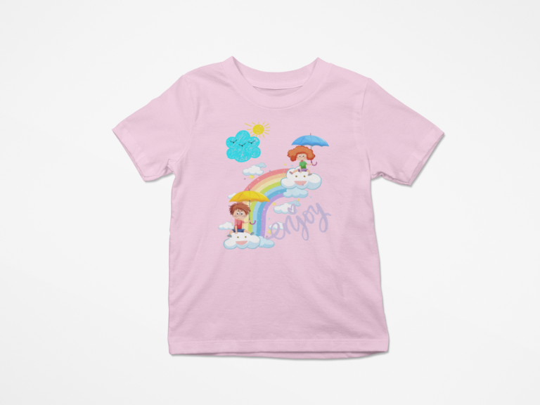 Kid's Enjoy Unisex T-shirt Orange by ZealforTee