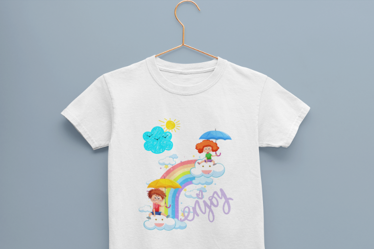 Kid's Enjoy Unisex T-shirt White by ZealforTee