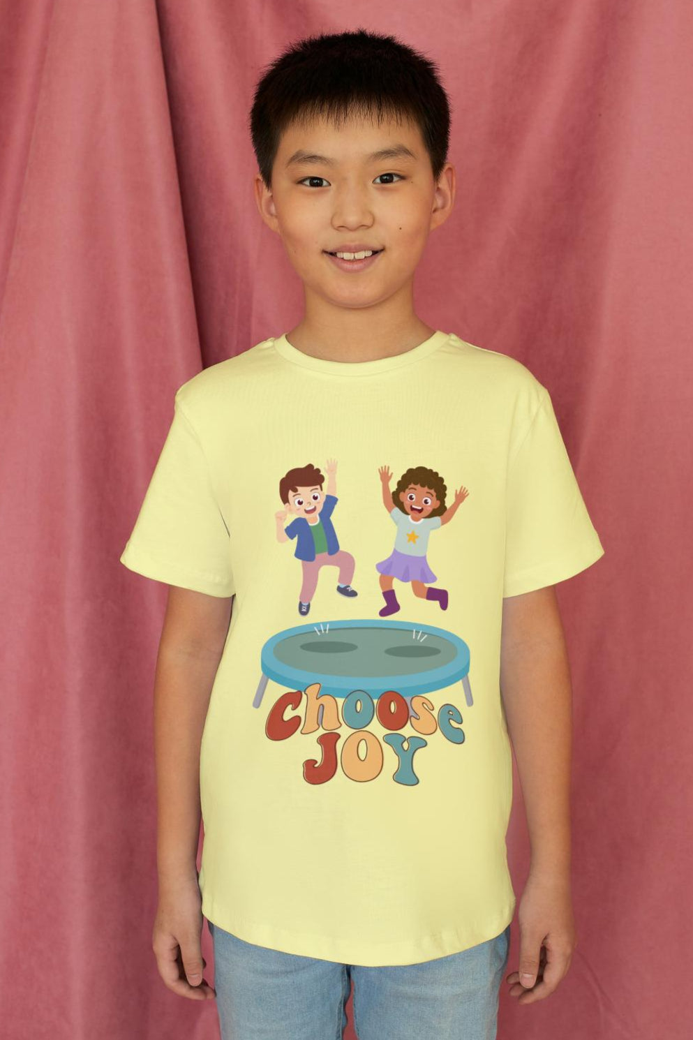 Kid's Choose Joy Unisex T-shirt Black by ZealforTee