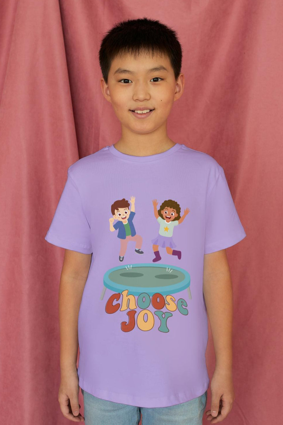 Kid's Choose Joy Unisex T-shirt Golden Yellow by ZealforTee