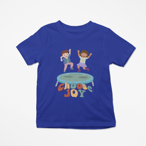 Kid's Choose Joy Unisex T-shirt Orange by ZealforTee