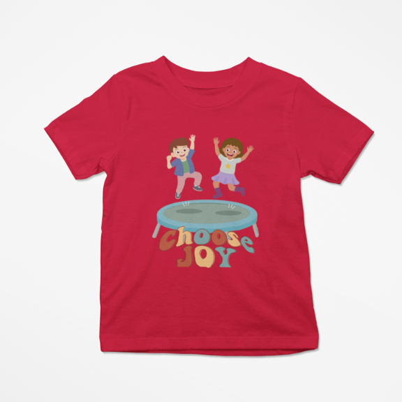 Kid's Choose Joy Unisex T-shirt Liril Green by ZealforTee
