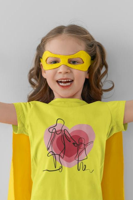 Kid's Line Art Soul Unisex T-shirt Flag Green by ZealforTee