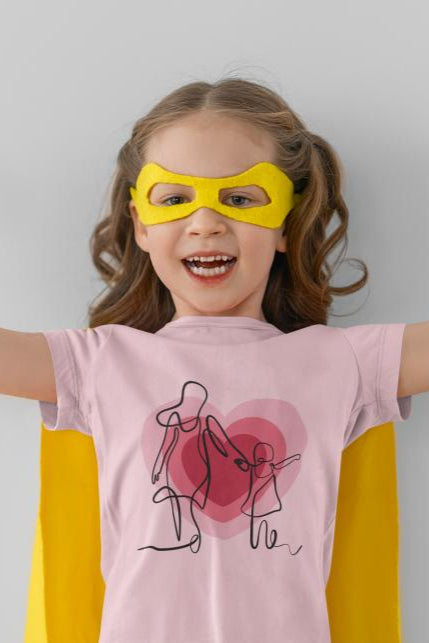 Kid's Line Art Soul Unisex T-shirt White by ZealforTee