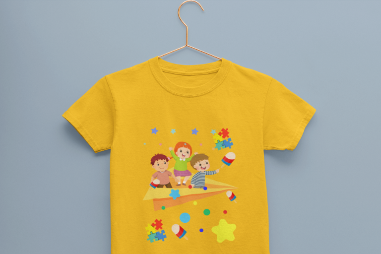 Kid's Paper Plane Unisex T-shirt Orange by ZealforTee