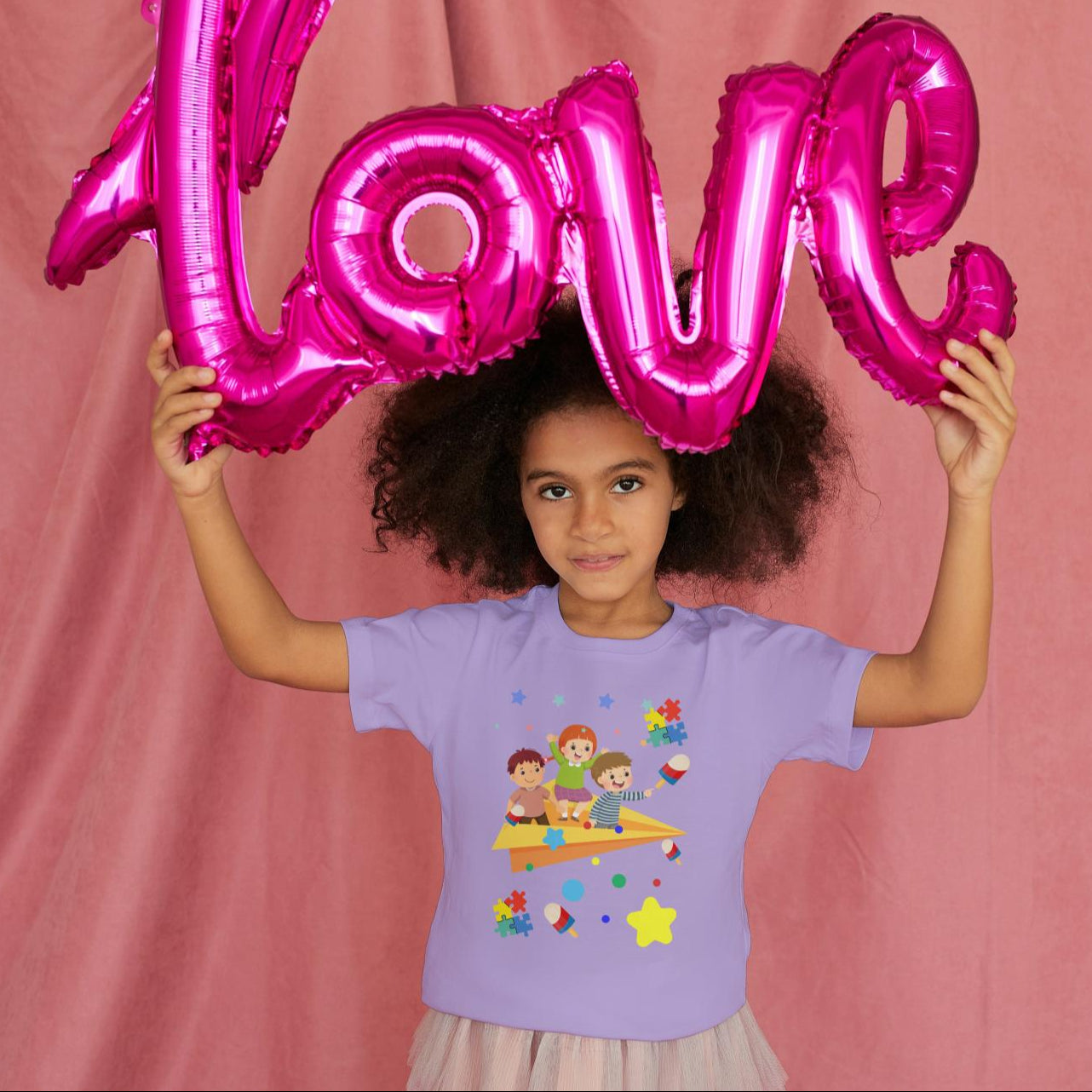 Kid's Paper Plane Unisex T-shirt Black by ZealforTee