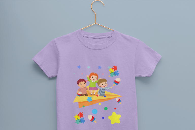 Kid's Paper Plane Unisex T-shirt Black by ZealforTee