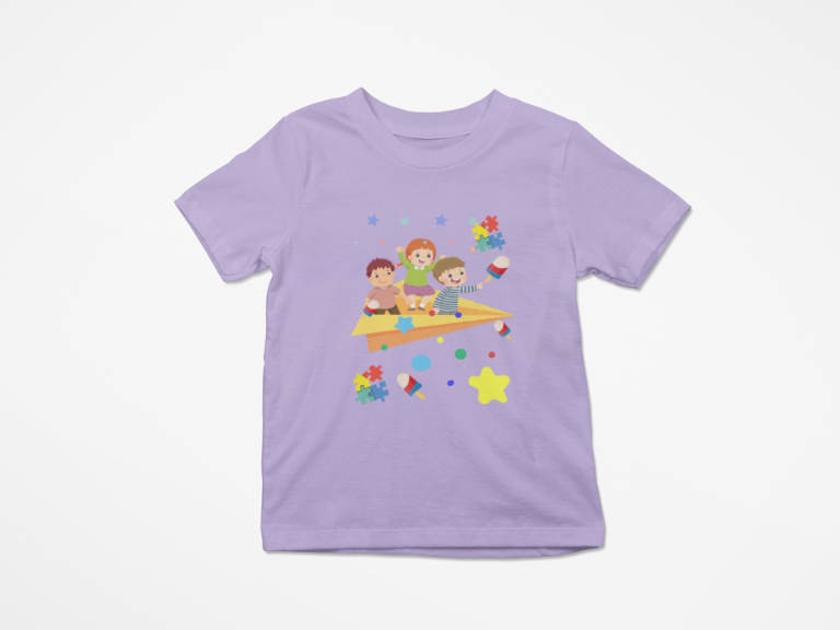 Kid's Paper Plane Unisex T-shirt Black by ZealforTee