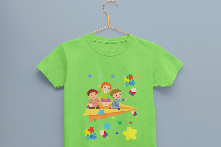 Kid's Paper Plane Unisex T-shirt Golden Yellow by ZealforTee