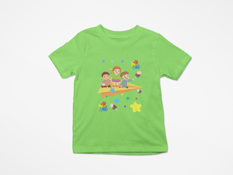 Kid's Paper Plane Unisex T-shirt Golden Yellow by ZealforTee