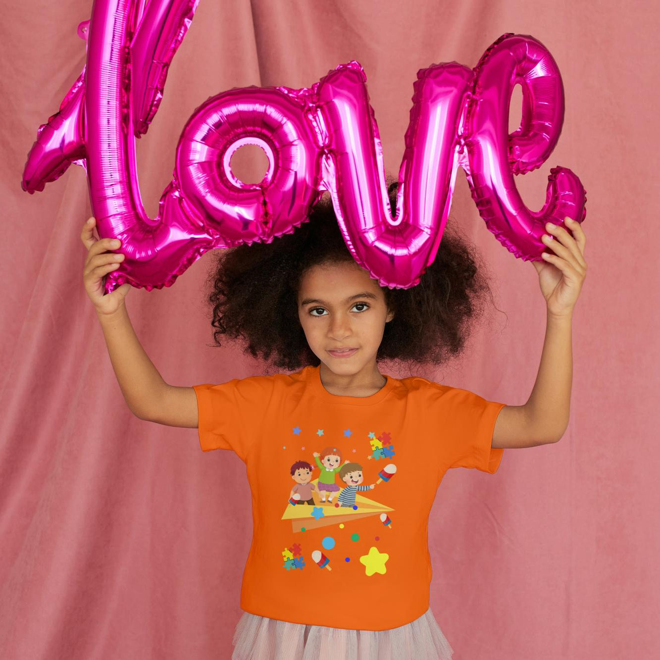 Kid's Paper Plane Unisex T-shirt Iris Lavender by ZealforTee