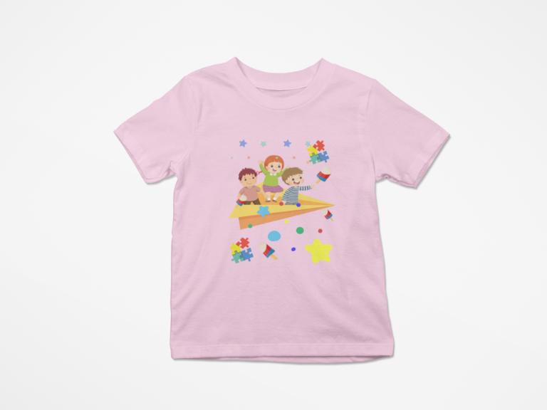 Kid's Paper Plane Unisex T-shirt Butter Yellow by ZealforTee