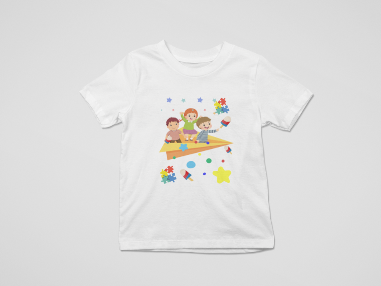 Kid's Paper Plane Unisex T-shirt White by ZealforTee