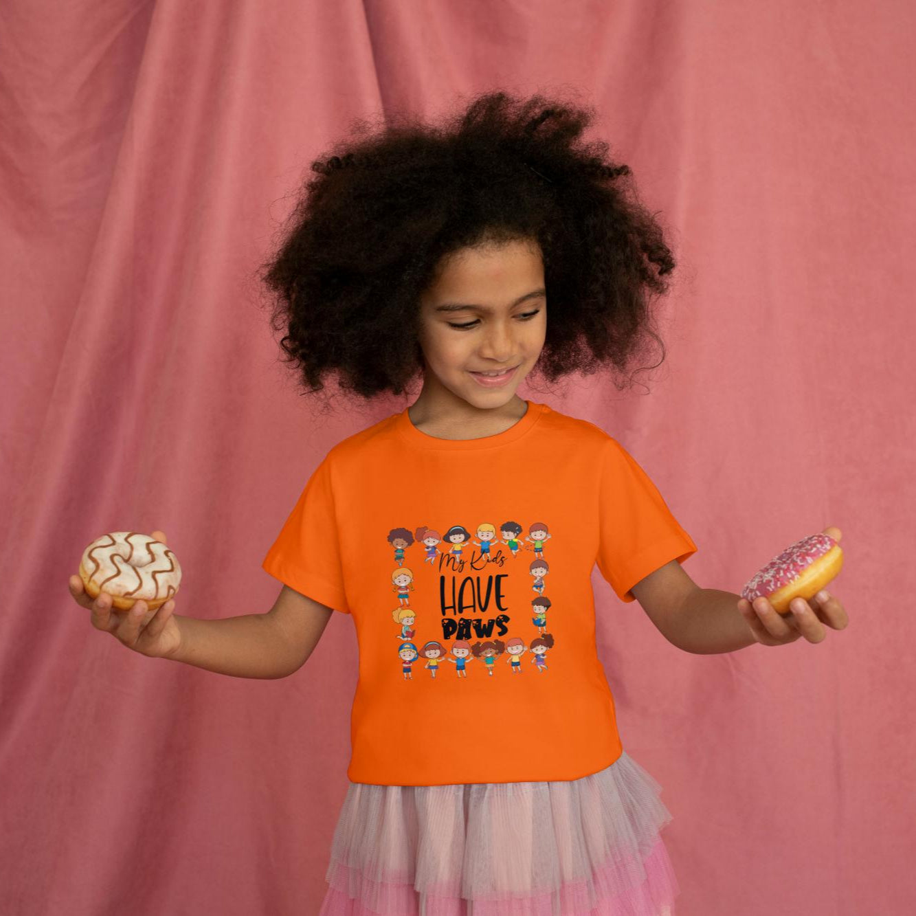 Kid' Paws Unisex T-shirt Liril Green by ZealforTee