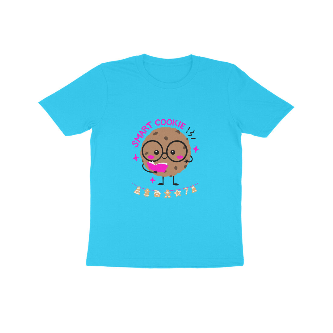 Kids Smart Cookie Unisex T-shirt White by ZealforTee