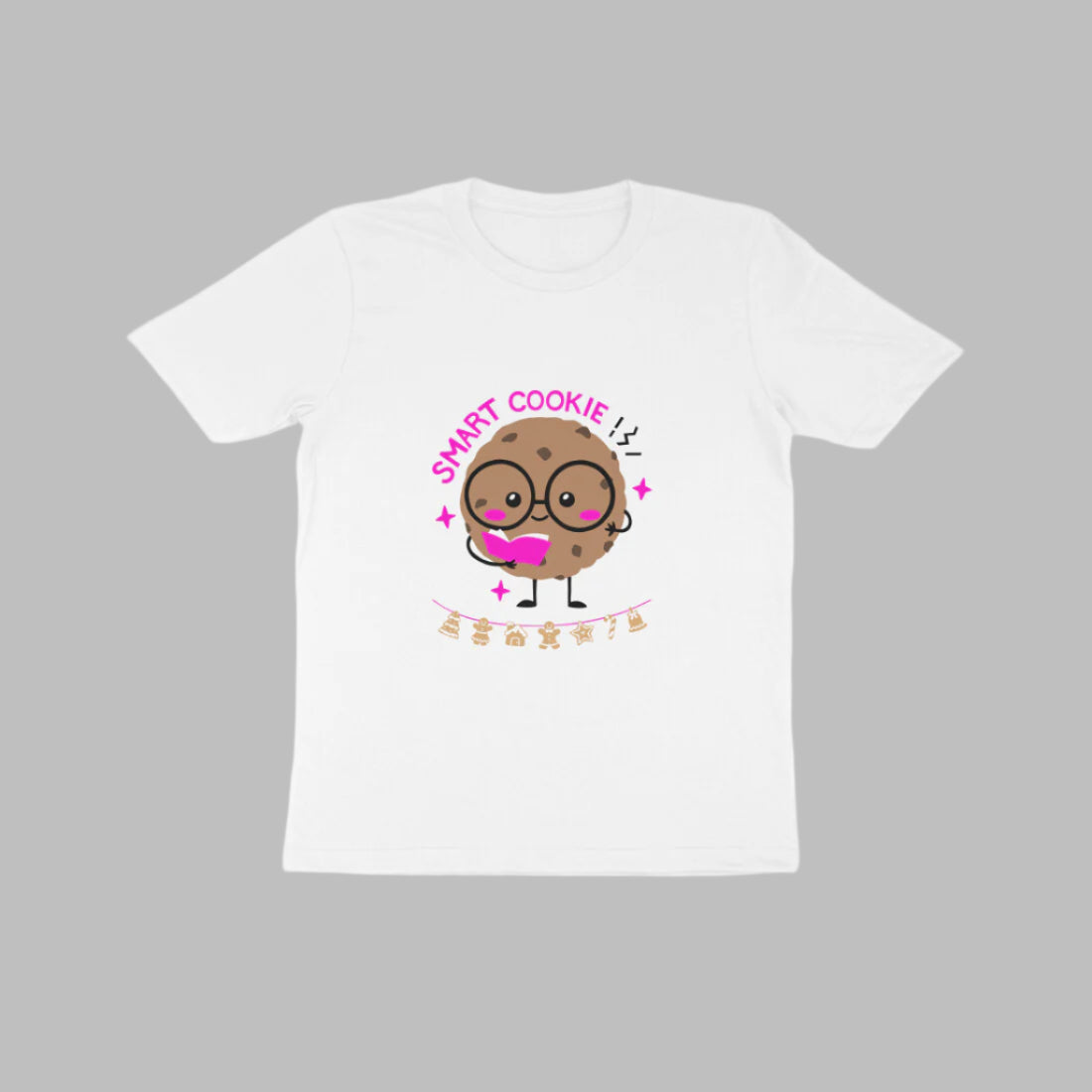 Kids Smart Cookie Unisex T-shirt Sky Blue by ZealforTee