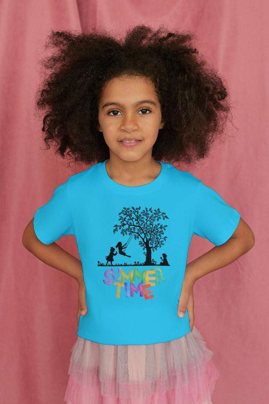 Kid's Summer Time Unisex T-shirt Liril Green by ZealforTee