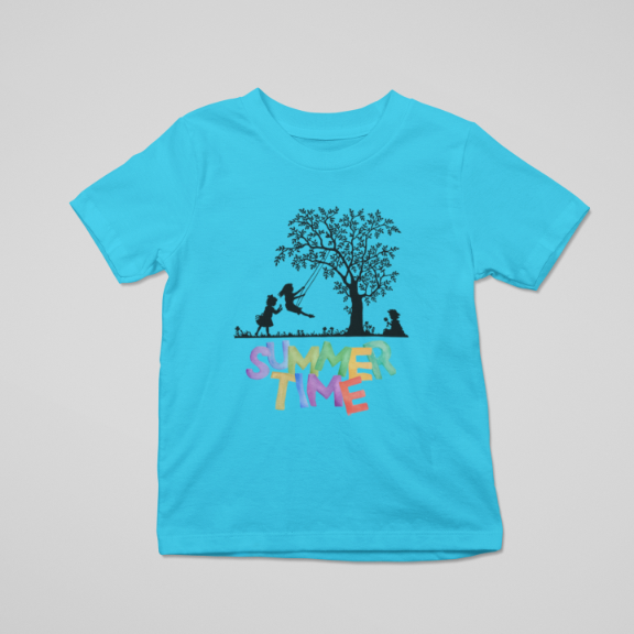 Kid's Summer Time Unisex T-shirt Liril Green by ZealforTee