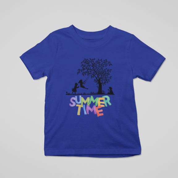 Kid's Summer Time Unisex T-shirt Butter Yellow by ZealforTee