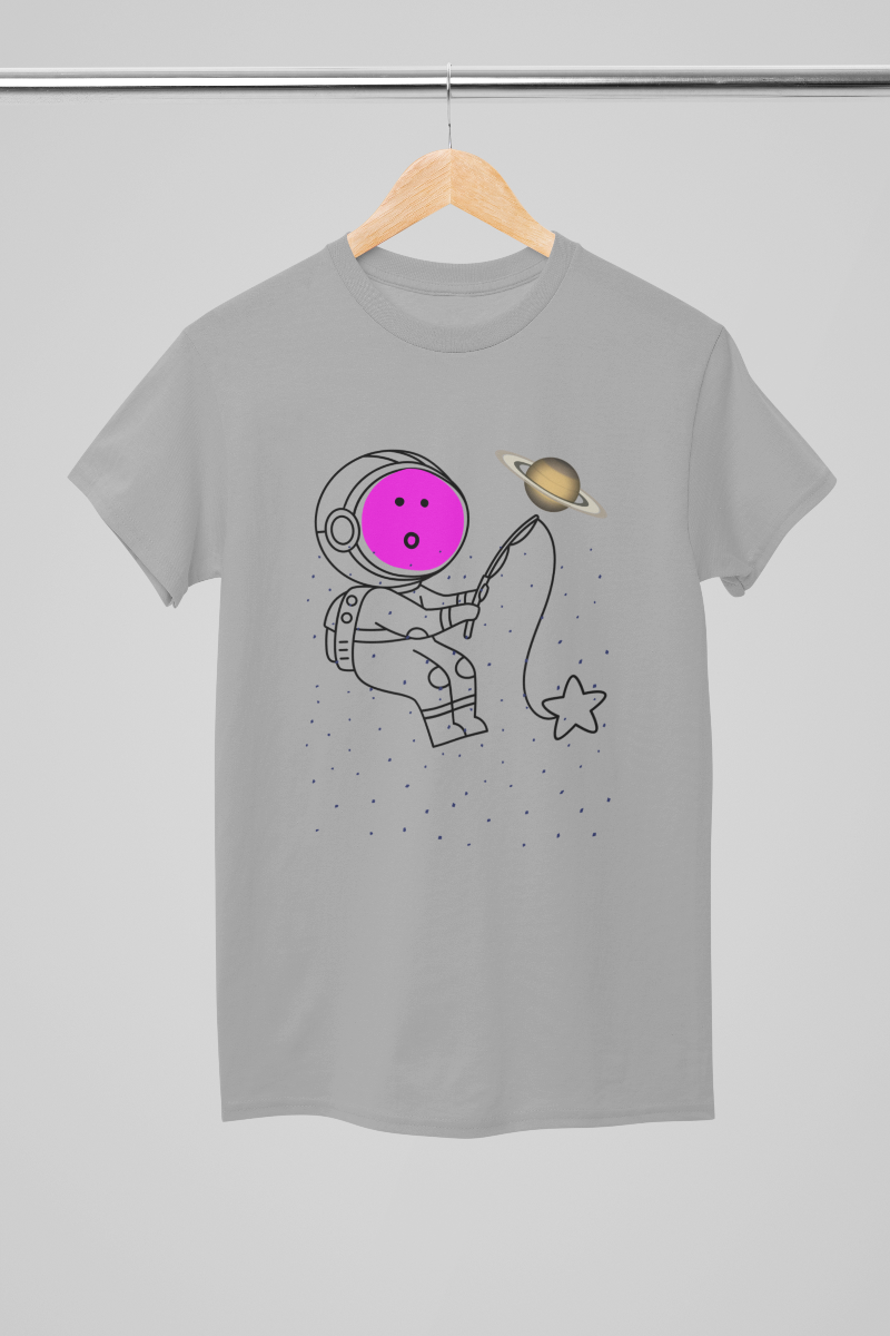 Kid's Astronaut Tackle Star Unisex T-shirt Liril Green by ZealforTee