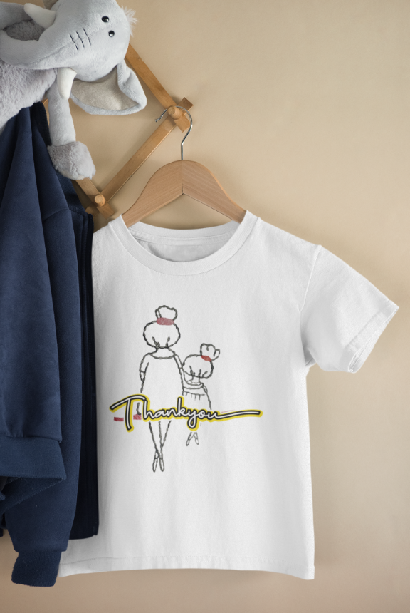 Kid's Thanks A Ton Unisex T-shirt Lavender by ZealforTee