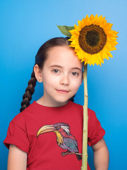 Kid's Toucan Unisex Tshirt Black by ZealforTee