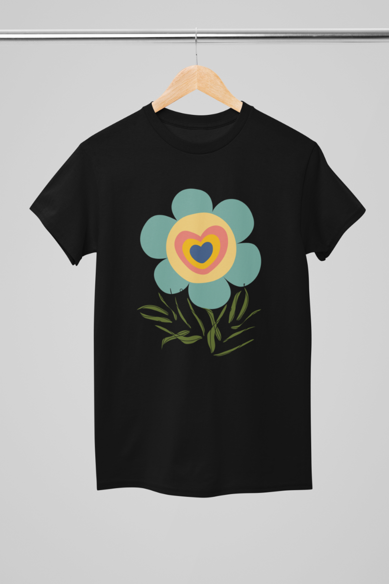 Kid's Striking Flower Unisex T-shirt White by ZealforTee