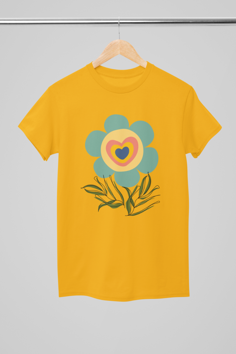 Kid's Striking Flower Unisex T-shirt Iris Lavender by ZealforTee