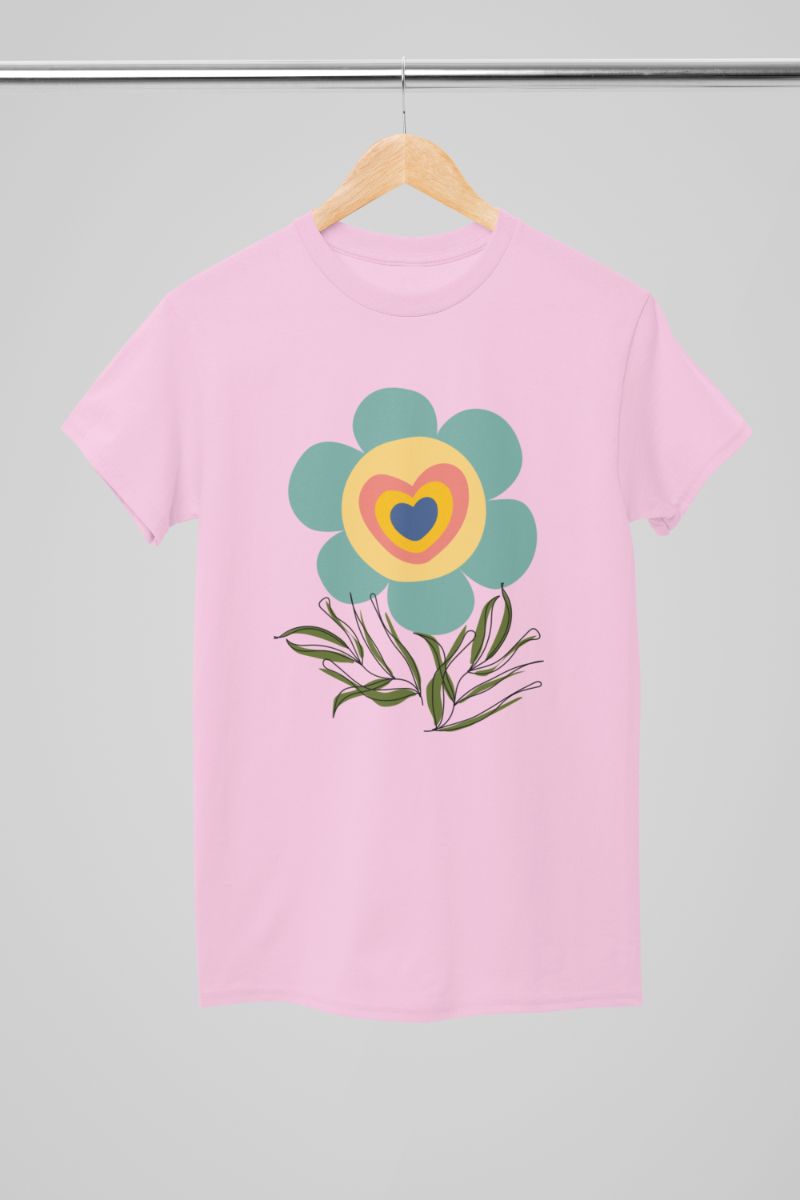 Kid's Striking Flower Unisex T-shirt Golden Yellow by ZealforTee