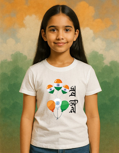 Republic Day Girl T-shirt by ZealforTee