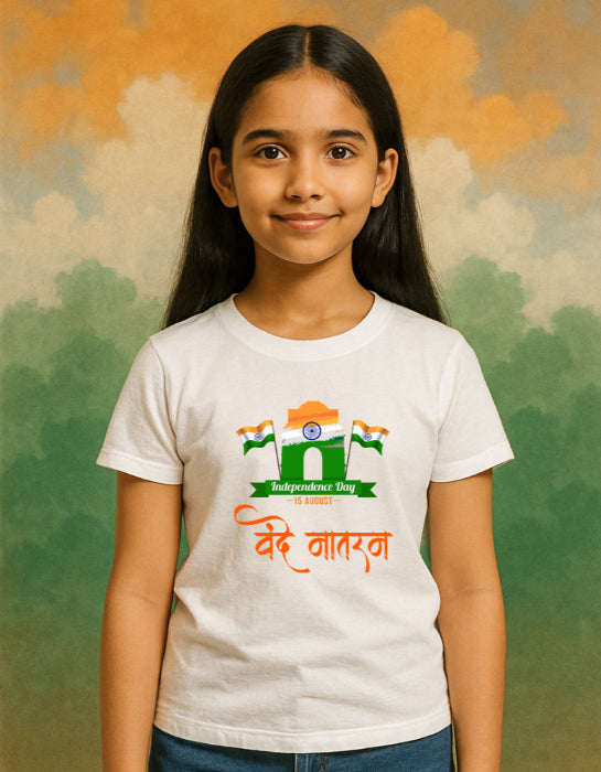 Republic Day Girl T-shirt by ZealforTee