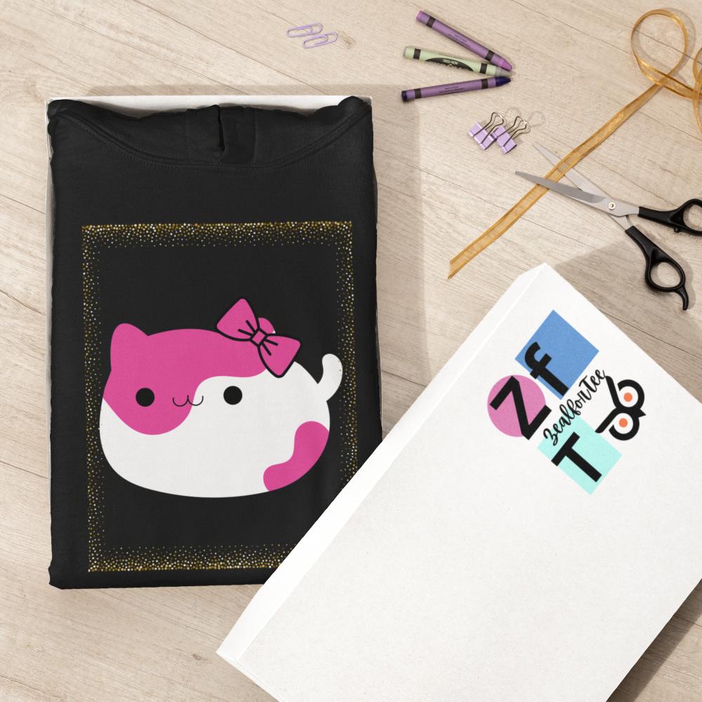 Girl's 'Hello Kitty" Hoodie Sweatshirt Black by ZealforTee