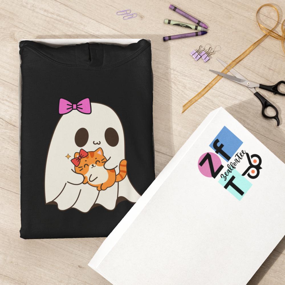 Girl's Hello Kitty Hoodie Sweatshirt Black by ZealforTee