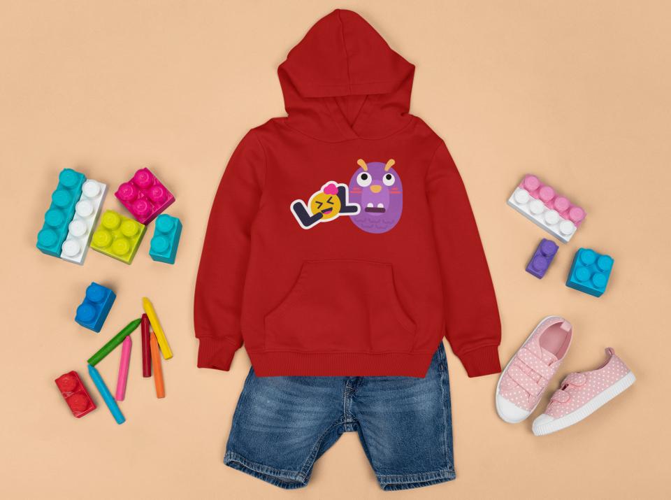 Boy's LOL Hoodie Sweatshirt Black by ZealforTee