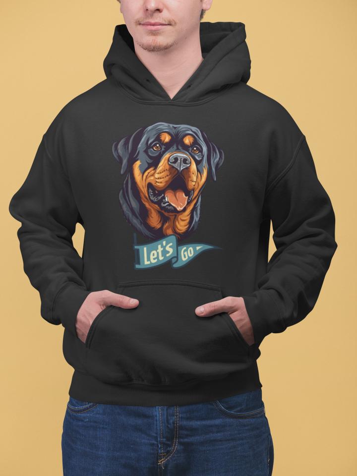 Men's Man BFF Hoodie Sweatshirt Light Baby Pink by ZealforTee