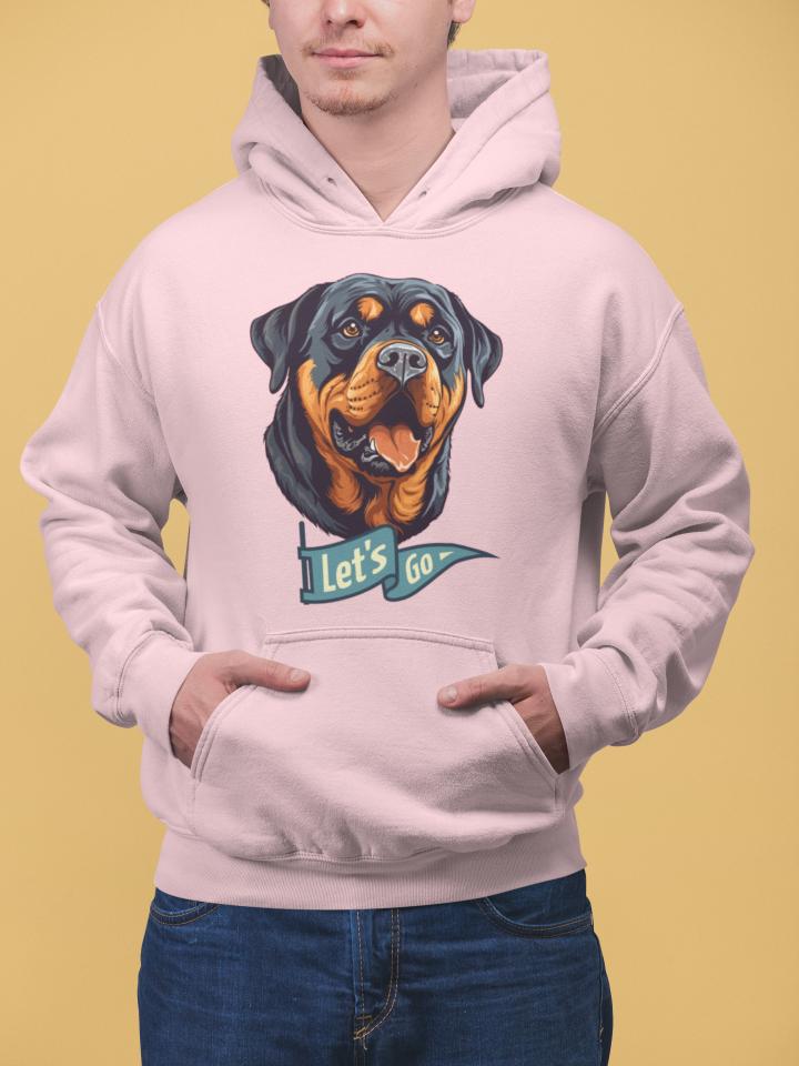 Men's Man BFF Hoodie Sweatshirt Black by ZealforTee
